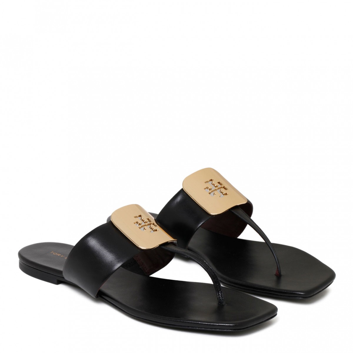 Black Georgia Sandal