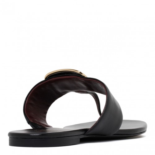 Black Georgia Sandal