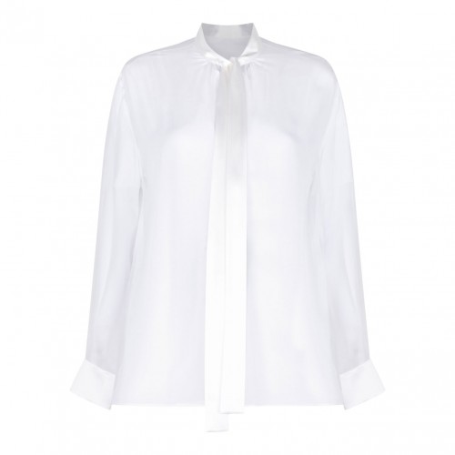 White Chiffon Shirt