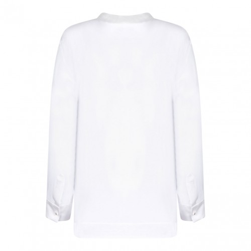 White Chiffon Shirt