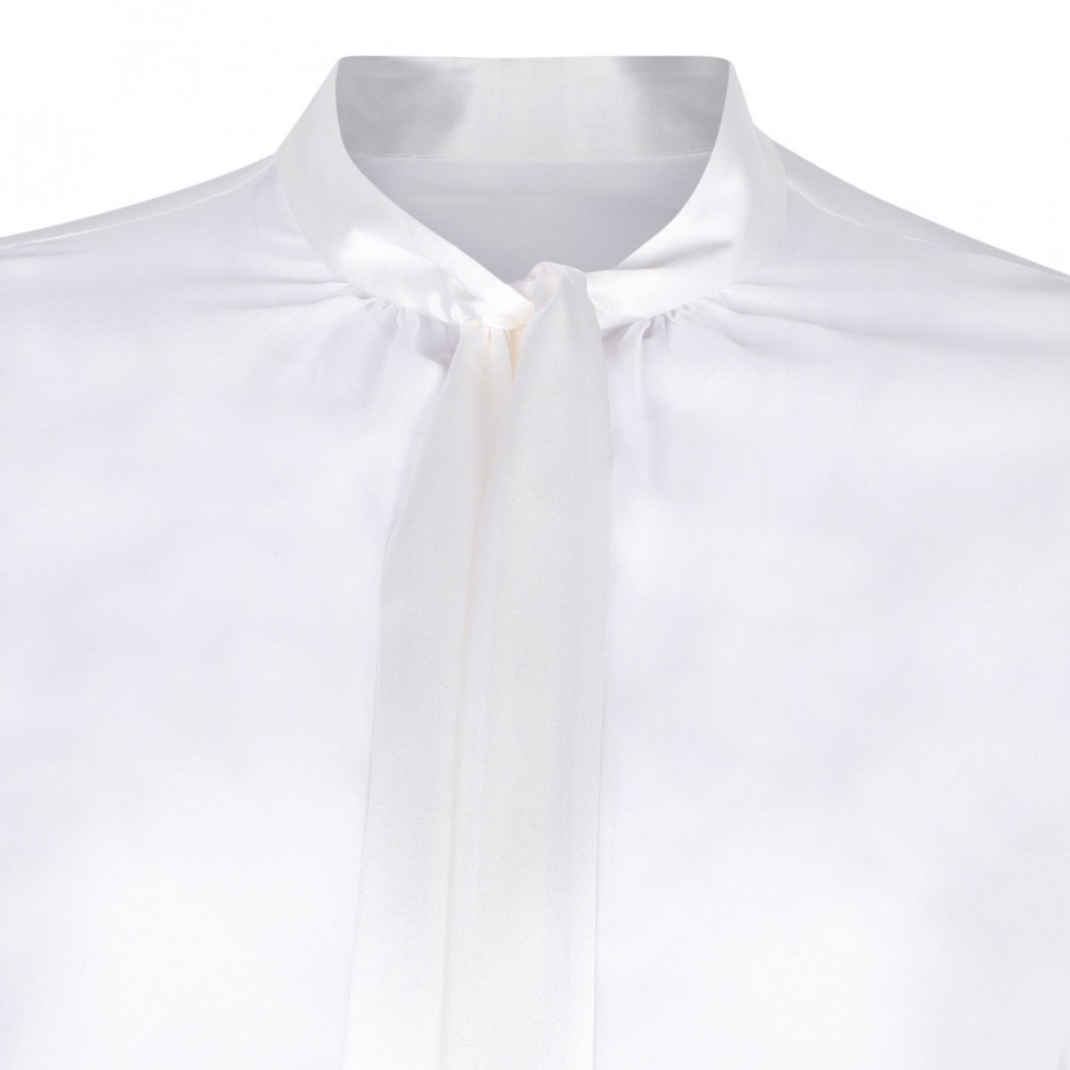 White Chiffon Shirt