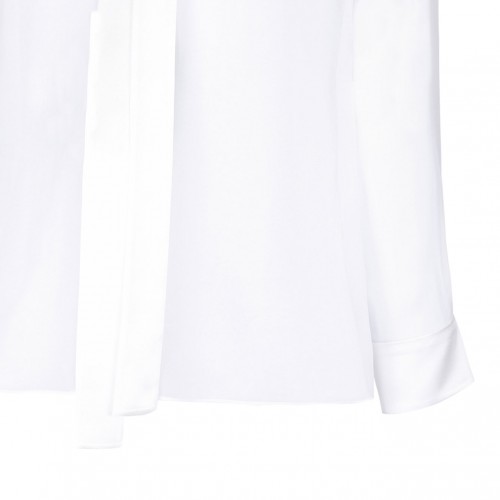 White Chiffon Shirt