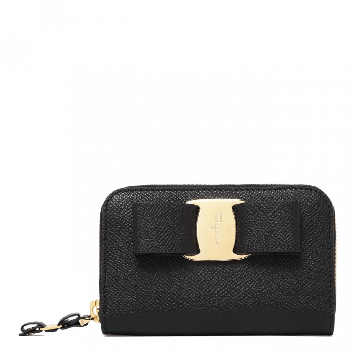 Black Vara Bow Card Holder