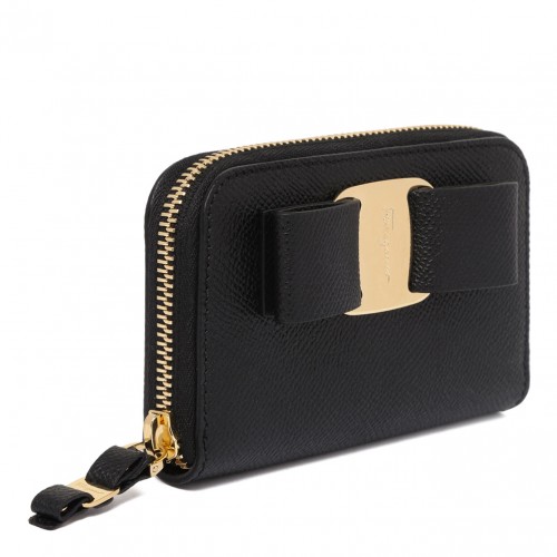 Black Vara Bow Card Holder