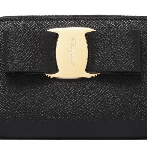 Black Vara Bow Card Holder