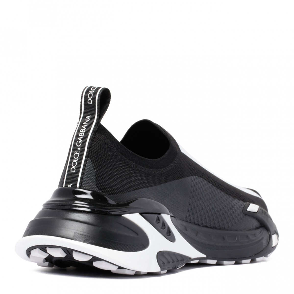 Black and White Fast Sneakers