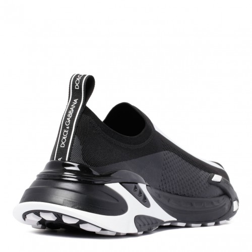 Black and White Fast Sneakers