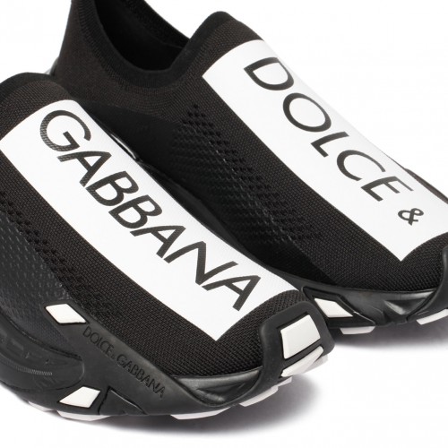 Black and White Fast Sneakers