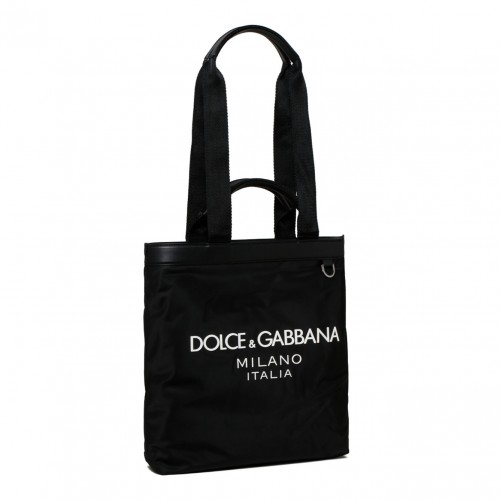 Black Shopping Tote Bag