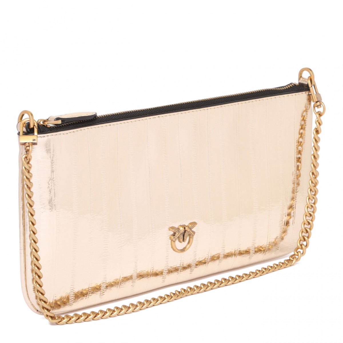 Gold Tone Shoulder Bag