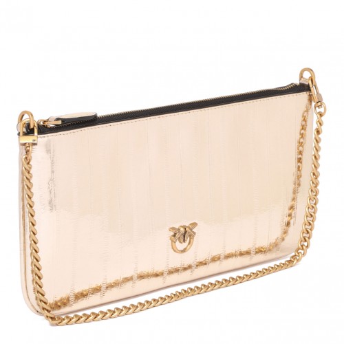 Gold Tone Shoulder Bag