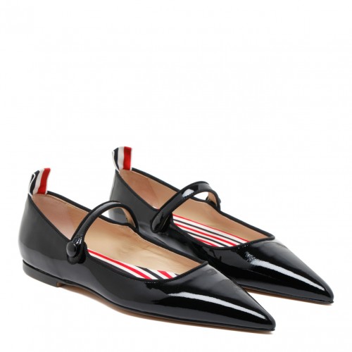 Black Pointed Flat 2
