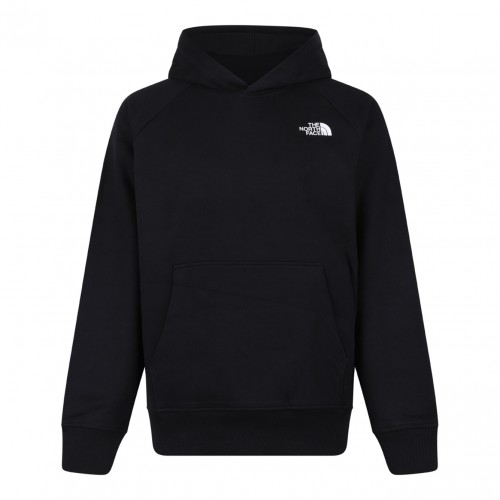 Black Logo Print Hoodie