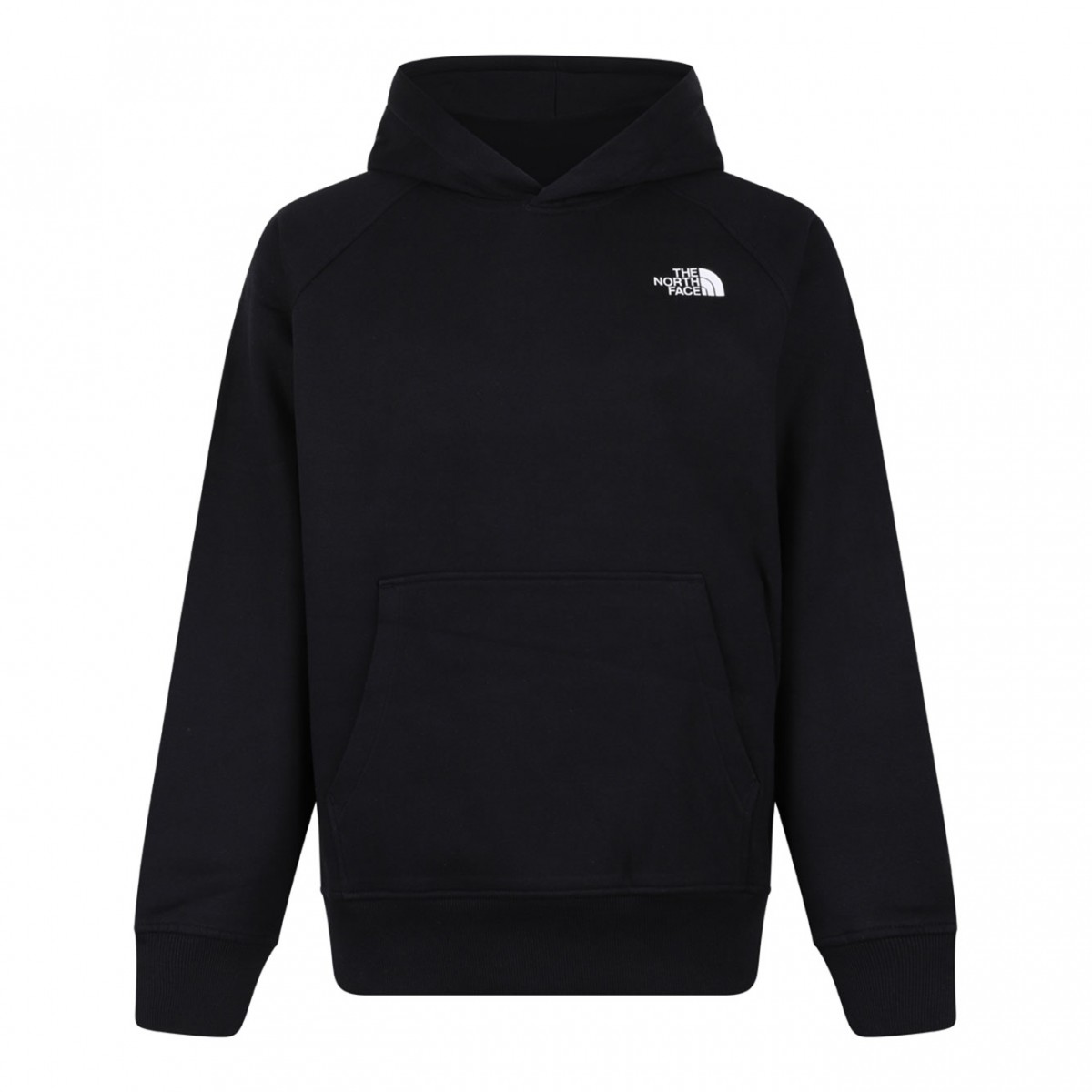 Black Logo Print Hoodie