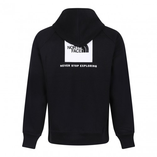 Black Logo Print Hoodie 2