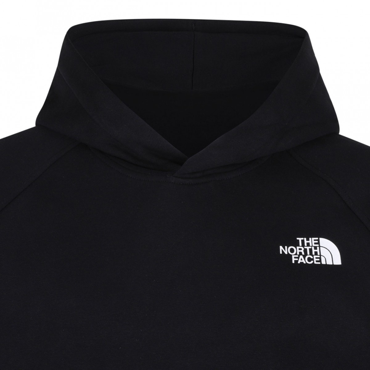 Black Logo Print Hoodie