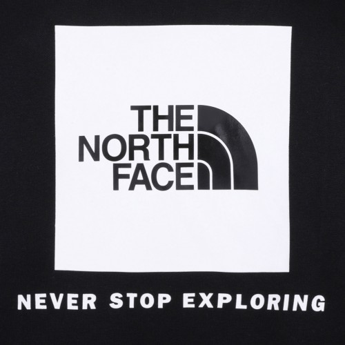 Black Logo Print Hoodie