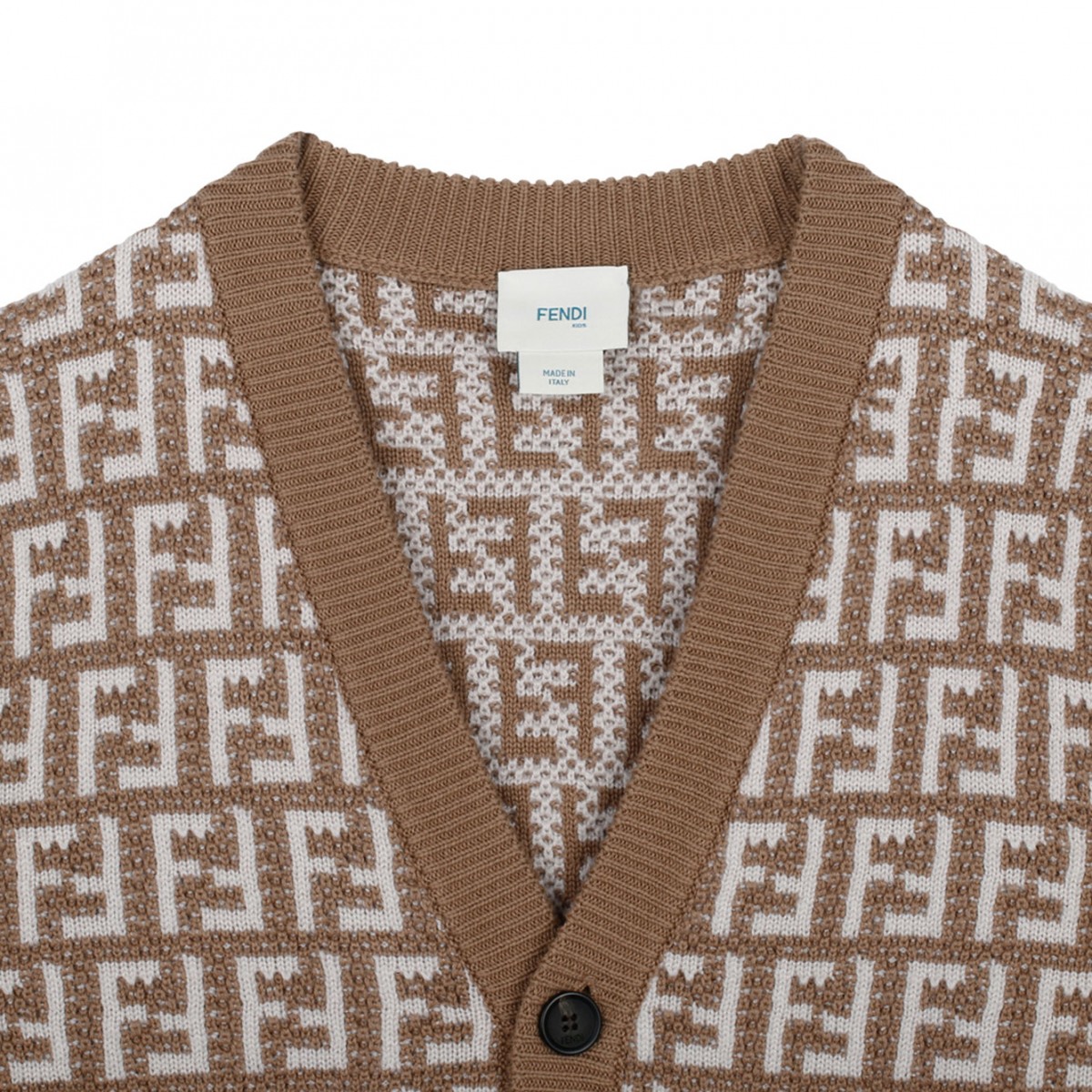 Beige Cotton Cardigan