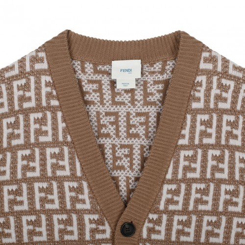 Beige Cotton Cardigan