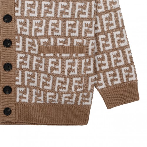 Beige Cotton Cardigan