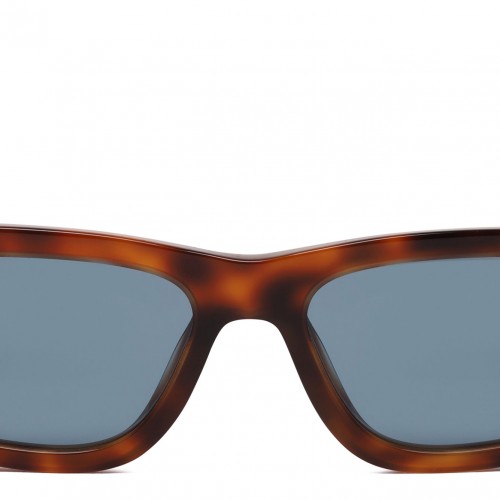 Brown Rectangular Sunglasses