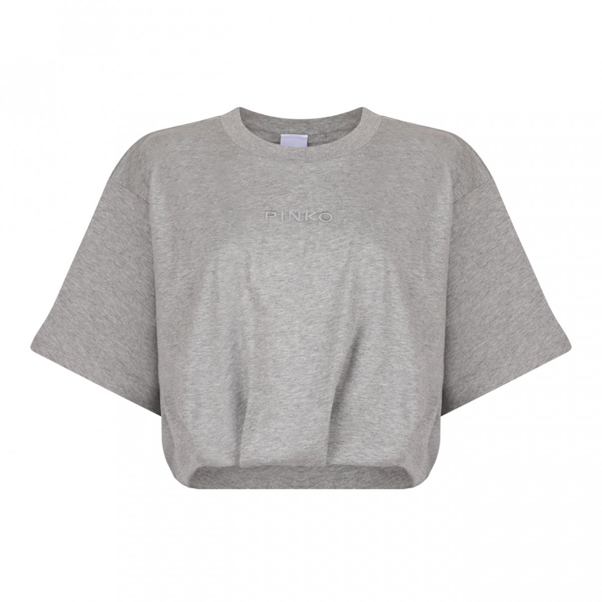 Light Grey Logo Embossed T-Shirt