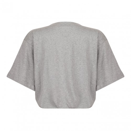 Light Grey Logo Embossed T-Shirt
