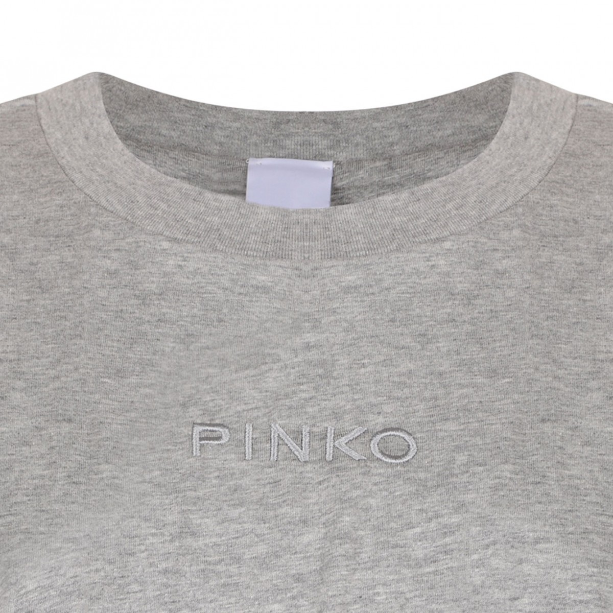 Light Grey Logo Embossed T-Shirt