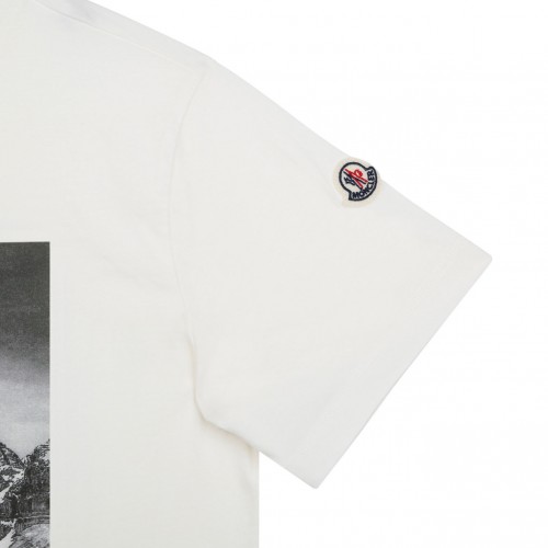 White Graphic Print T-Shirt