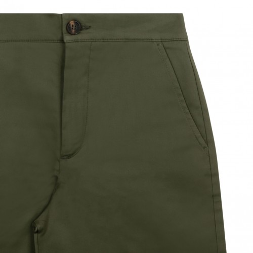 Olive Green Chino Shorts