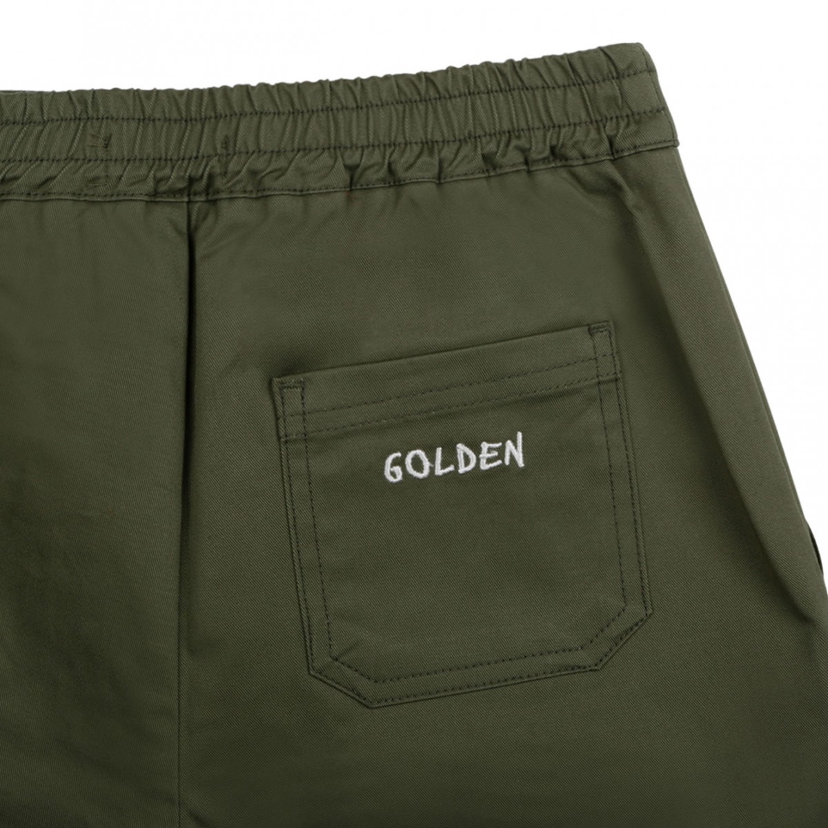 Olive Green Chino Shorts