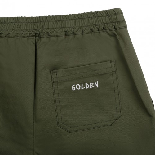 Olive Green Chino Shorts