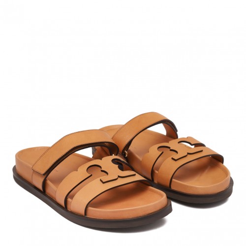 Caramel Brown Ines Slides 2