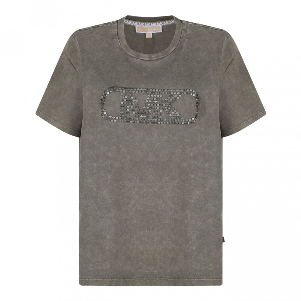 Moss Green Empire Stud T-Shirt