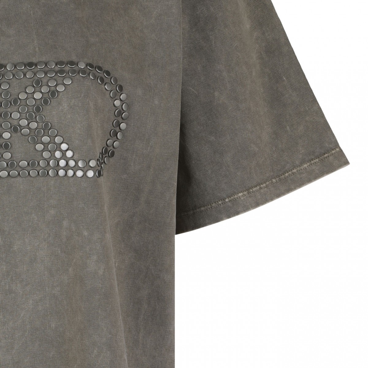 Moss Green Empire Stud T-Shirt