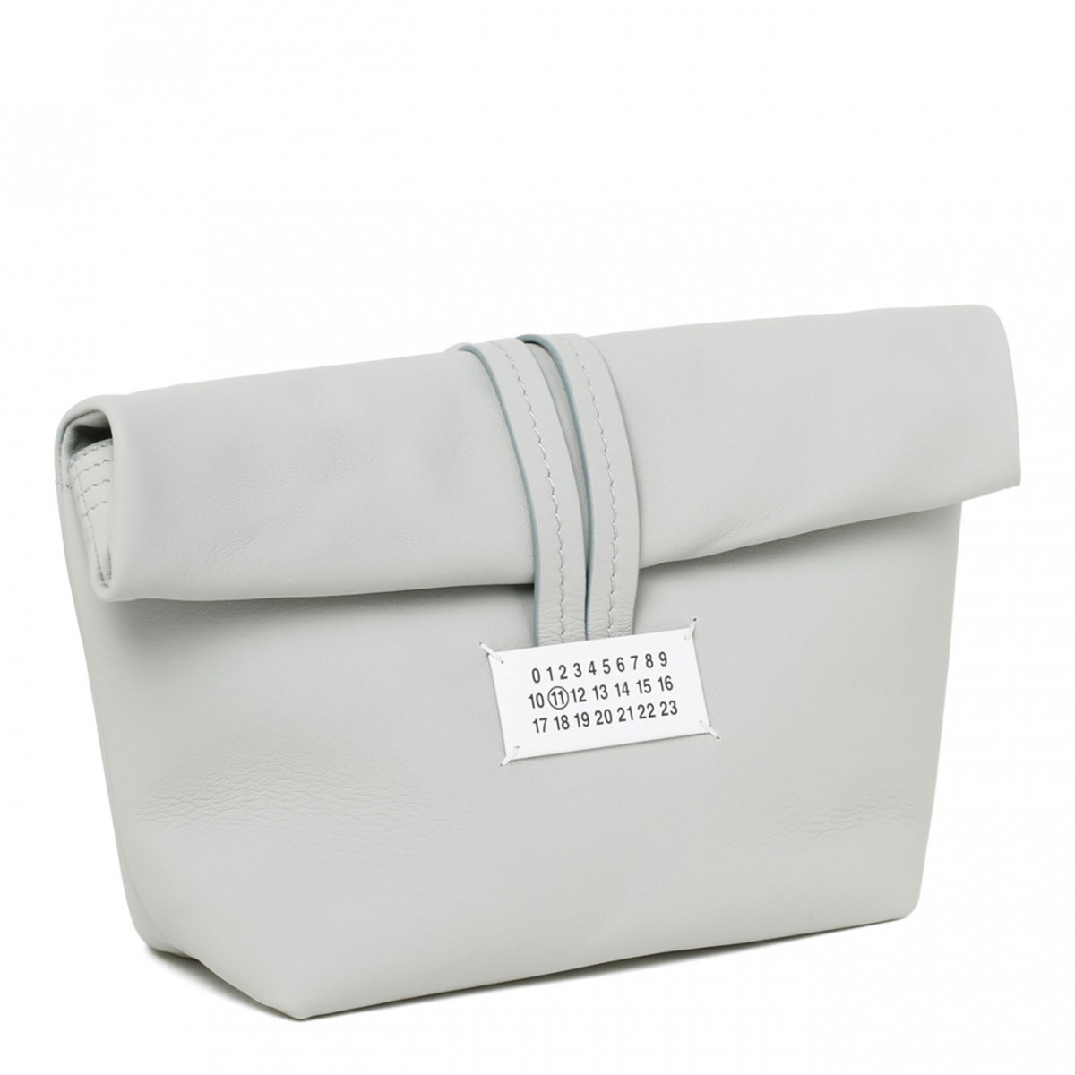 Light Grey Paper Clutch Bag