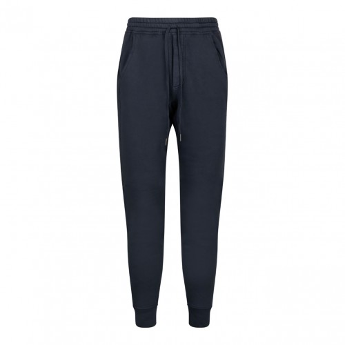 Dark Blue Slim Fit Track Pants