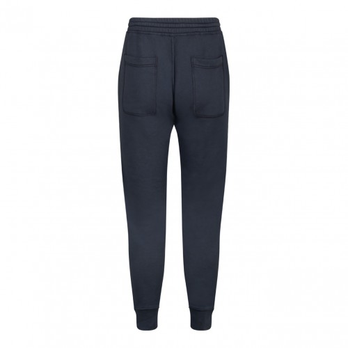 Dark Blue Slim Fit Track Pants