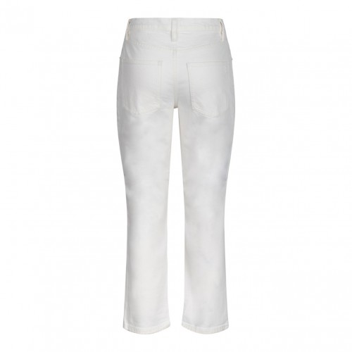 White Flare Denim Jeans