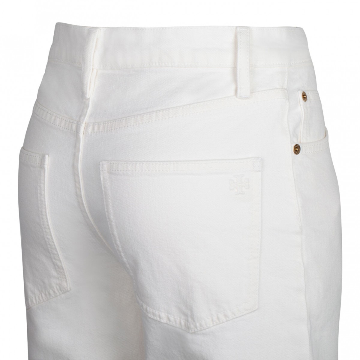 White Flare Denim Jeans