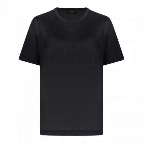 Black Knitwear T-Shirt