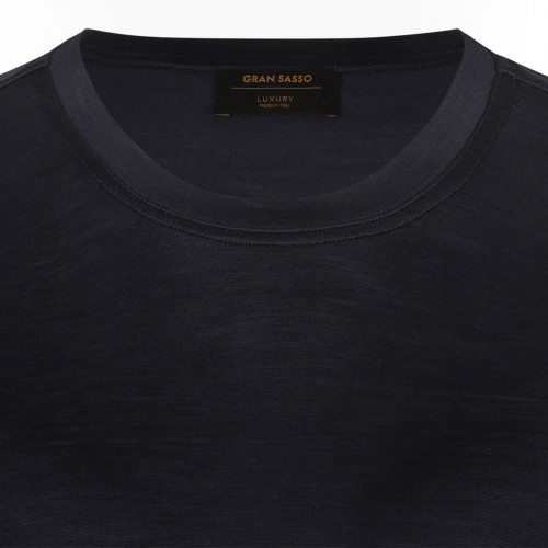 Black Knitwear T-Shirt