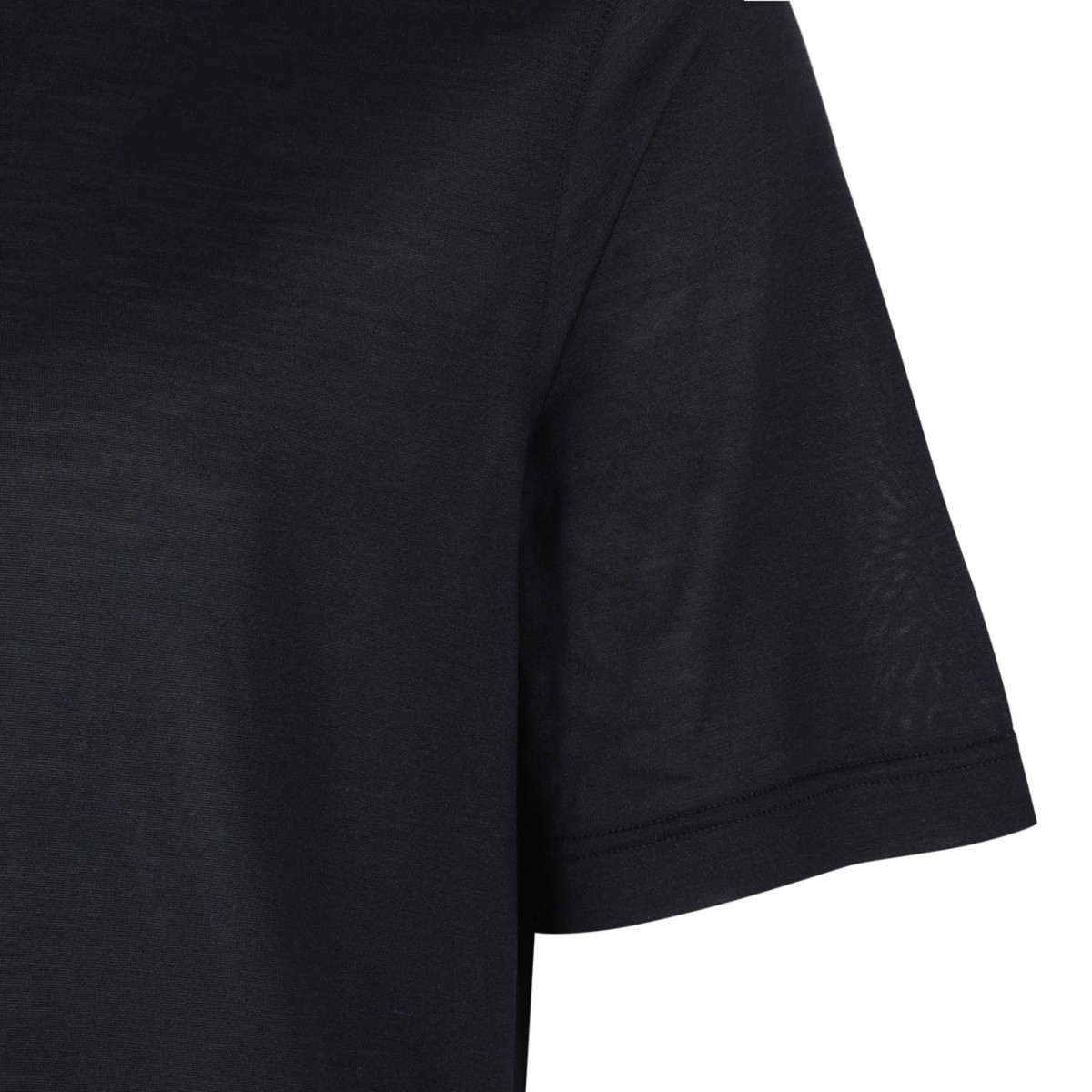 Black Knitwear T-Shirt