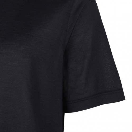 Black Knitwear T-Shirt