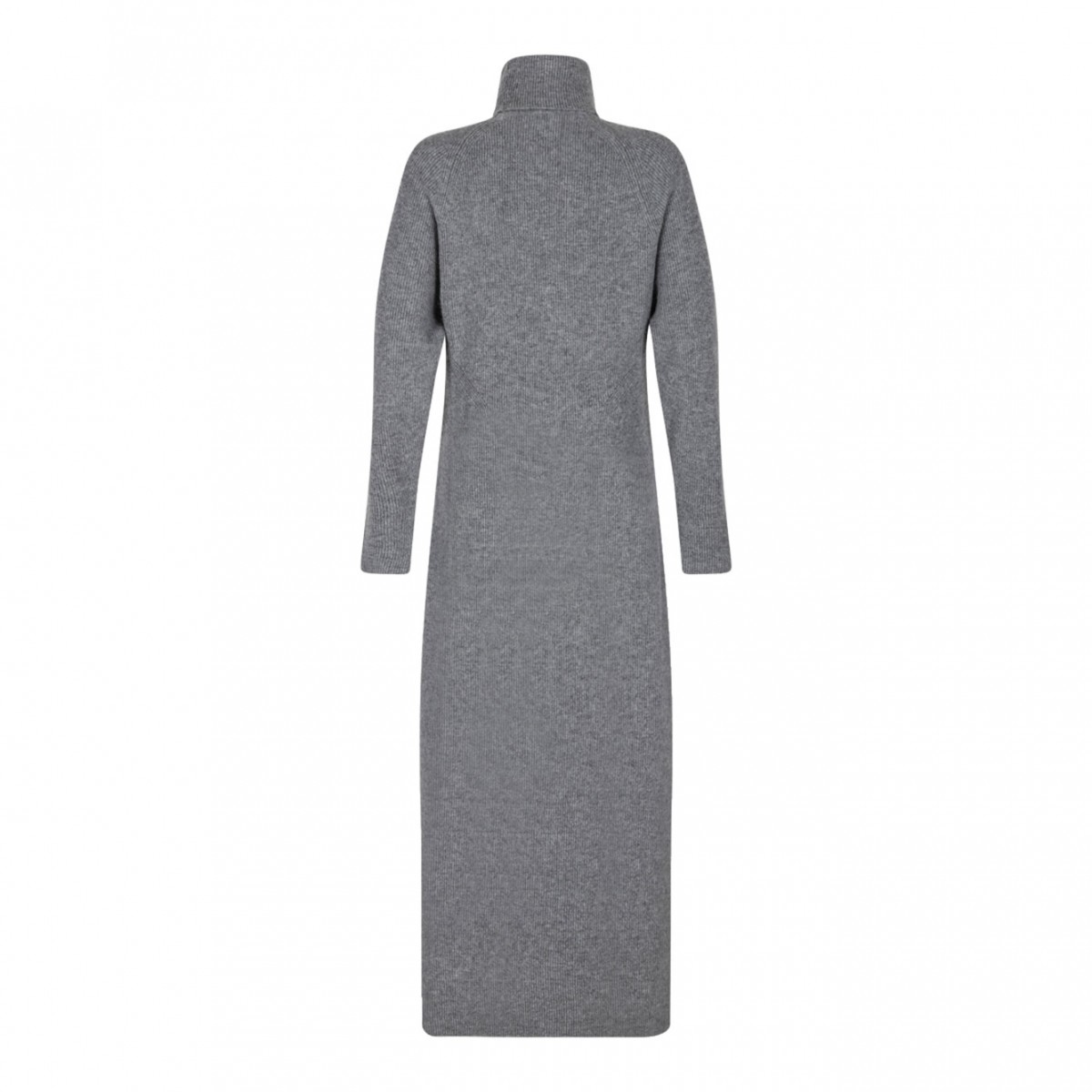 Melange Grey Long Dress