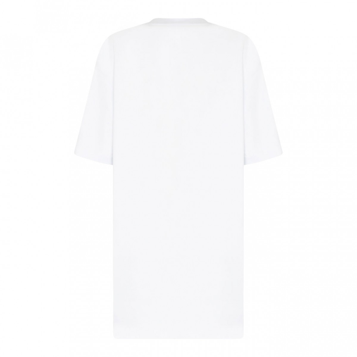 White Logo Print T-Shirt