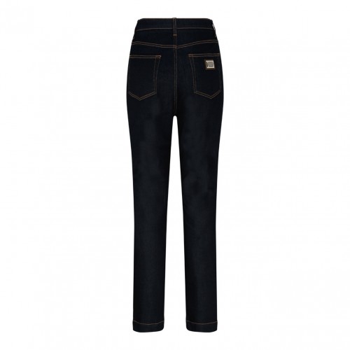 Dark Navy Cotton Skinny Jeans 2
