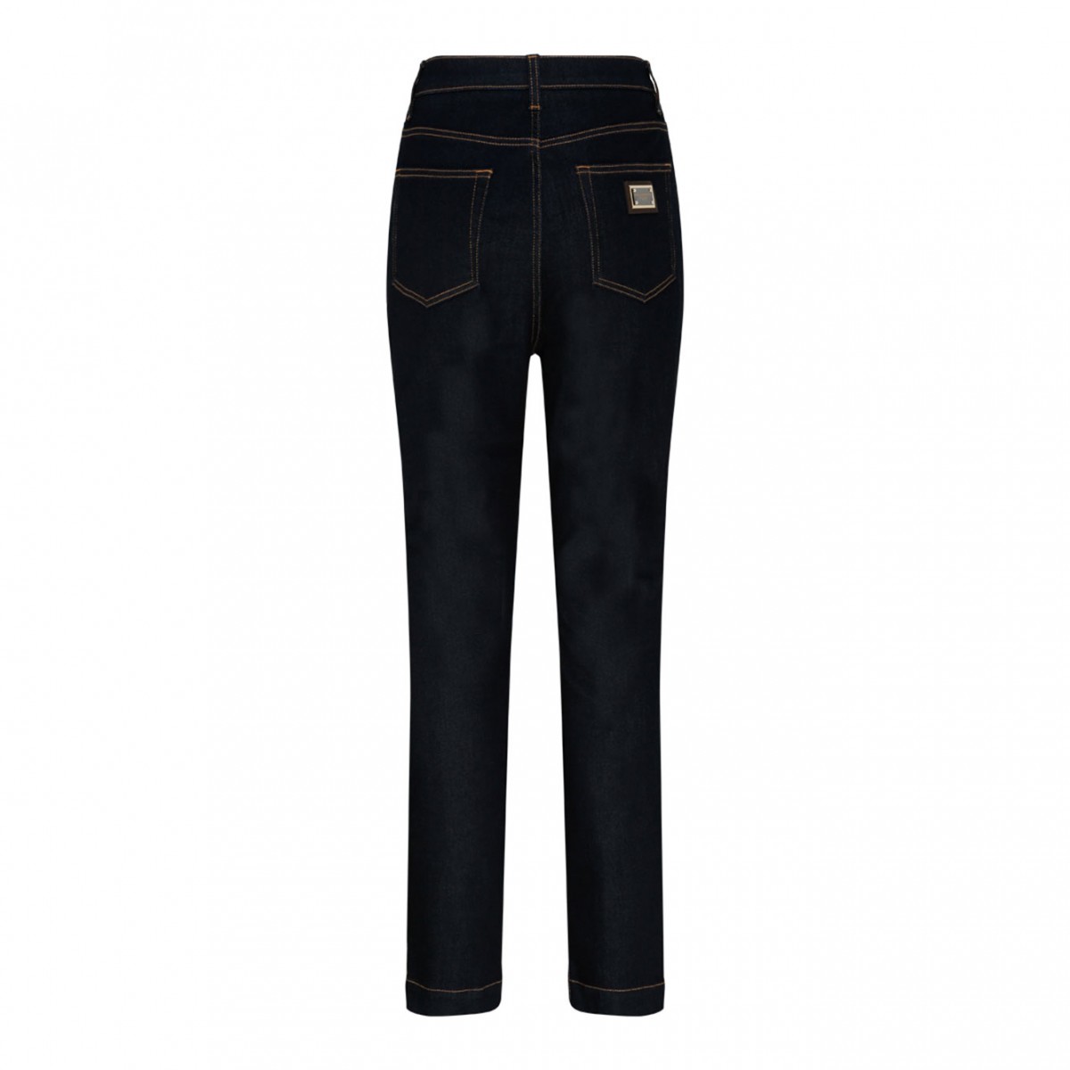 Dark Navy Cotton Skinny Jeans