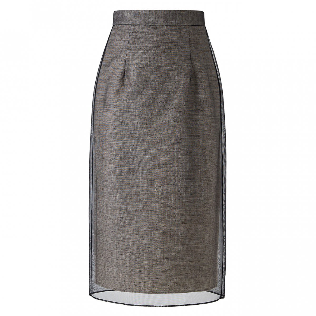Dark Grey Midi Skirt