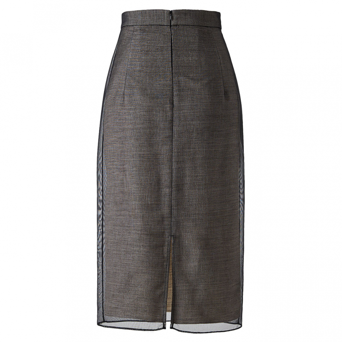 Dark Grey Midi Skirt